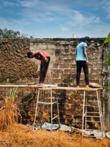 Schutzmauer bauen Indien